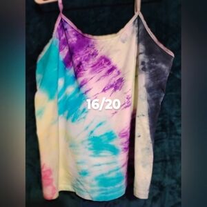 Handmade tie dyed cami